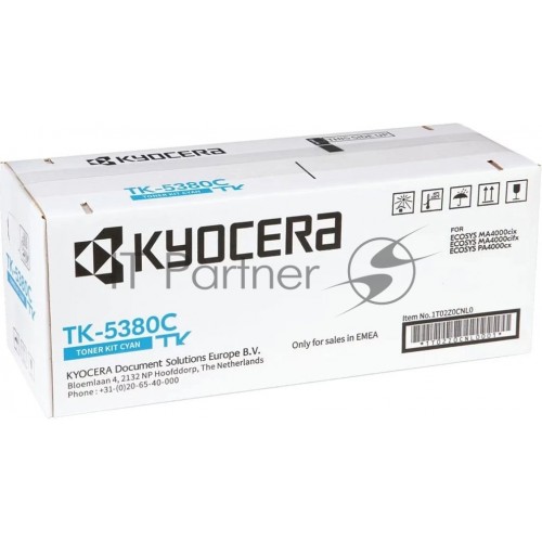 KYOCERA Тонер-картридж TK-5380C 10 000 стр. Cyan 1T02Z0CNL0