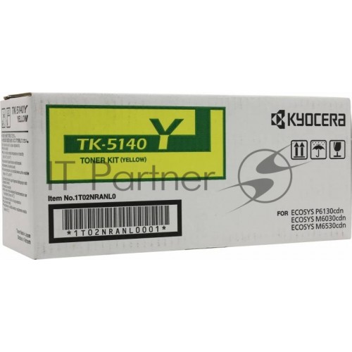KYOCERA Тонер-картридж TK-5140Y для P6130cdn/M6x30cdn 1T02NRANL0