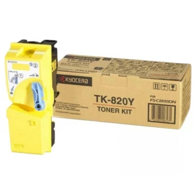 KYOCERA Тонер-картридж TK-820Y для FS-C8100DN 1T02HPAEU0 KYOCERA Тонер-картридж TK-820Y для FS-C8100DN 1T02HPAEU0