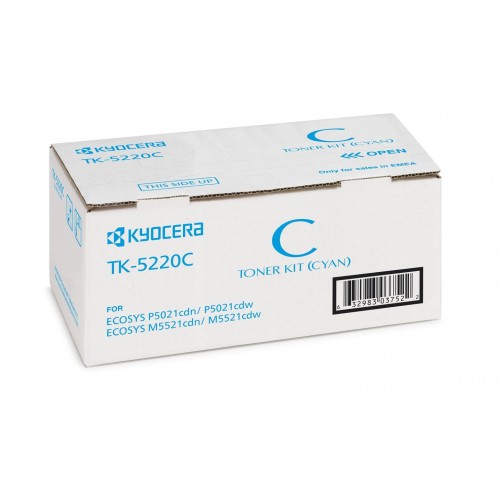 KYOCERA Тонер-картридж TK-5220C для P5021cdn/cdw, M5521cdn/cdw 1T02R9CNL1