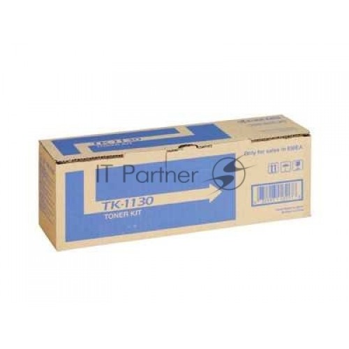 Картридж лазерный Kyocera TK-1130 (1T02MJ0NL0 / 1T02MJ0NLC) черный для FS-1030MFP / DP / 1130MFP, M2030dn / PN / M2530dn 3000 стр.