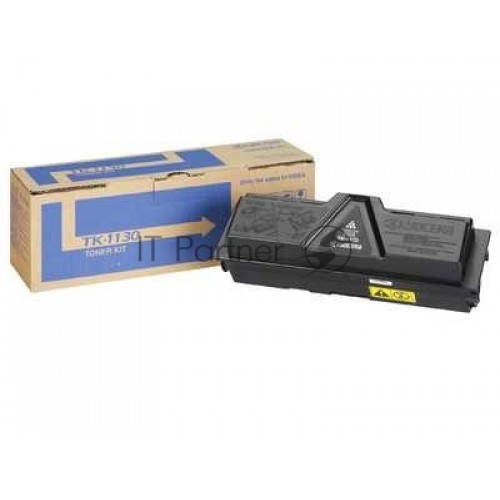 Картридж лазерный Kyocera TK-1130 (1T02MJ0NL0 / 1T02MJ0NLC) черный для FS-1030MFP / DP / 1130MFP, M2030dn / PN / M2530dn 3000 стр.