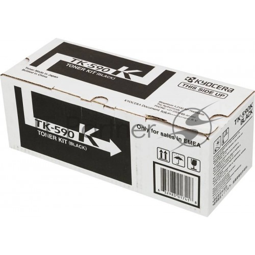 KYOCERA Тонер-картридж TK-590K для FS-C2026MFP/C2126MFP/C2526MFP/C2626MFP/C5250DN, P6026CDN/P6526CDN 1T02KV0NL0