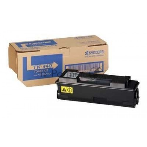 Картридж лазерный Kyocera TK-340 (1T02J00EU0 / 1T02J00EUC) черный для FS-2020D / 2020DN 12000 стр.