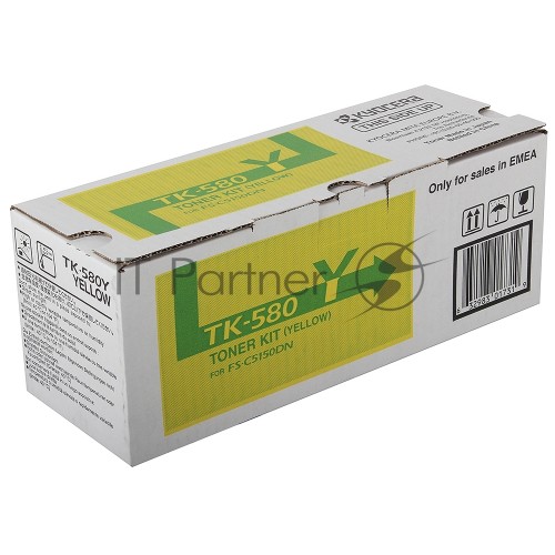 KYOCERA Тонер-картридж TK-580Y для FS-C5150DN 1T02KTANL0