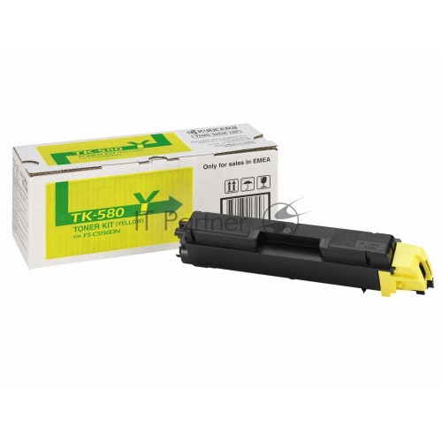 KYOCERA Тонер-картридж TK-580Y для FS-C5150DN 1T02KTANL0