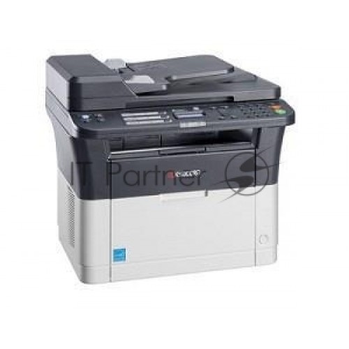 МФУ лазерный Kyocera Ecosys FS-1025MFP (1102M63RU0 / 1102M63RUV / 1102M63RU2), A4, ч/б, печ. до 25 стр / мин., скан. до 18 стр / мин. (ч/б) 6 стр / мин. (цвет), 600 x 1800 dpi (печать) 600x600dpi (скан), USB, RJ-45