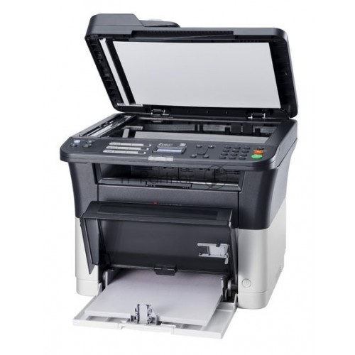 МФУ лазерный Kyocera Ecosys FS-1025MFP (1102M63RU0 / 1102M63RUV / 1102M63RU2), A4, ч/б, печ. до 25 стр / мин., скан. до 18 стр / мин. (ч/б) 6 стр / мин. (цвет), 600 x 1800 dpi (печать) 600x600dpi (скан), USB, RJ-45