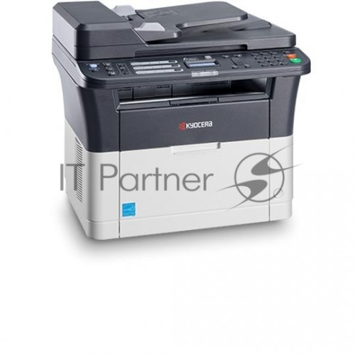 МФУ лазерный Kyocera Ecosys FS-1125MFP (1102M73RU0 / 1102M73RUV / 1102M73RU2), A4, ч/б, печ. до 25 стр / мин., скан. до 18 стр / мин. (ч/б) 6 стр / мин. (цвет), 600 x 600 dpi, USB, RJ-45