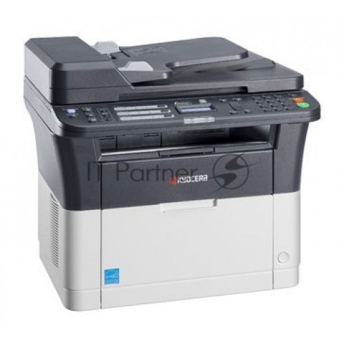 МФУ лазерный Kyocera Ecosys FS-1125MFP (1102M73RU0 / 1102M73RUV / 1102M73RU2), A4, ч/б, печ. до 25 стр / мин., скан. до 18 стр / мин. (ч/б) 6 стр / мин. (цвет), 600 x 600 dpi, USB, RJ-45