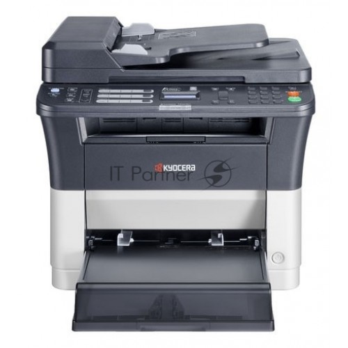 МФУ лазерный Kyocera Ecosys FS-1125MFP (1102M73RU0 / 1102M73RUV / 1102M73RU2), A4, ч/б, печ. до 25 стр / мин., скан. до 18 стр / мин. (ч/б) 6 стр / мин. (цвет), 600 x 600 dpi, USB, RJ-45