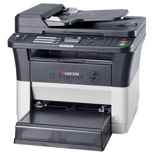 МФУ лазерный Kyocera Ecosys FS-1125MFP (1102M73RU0 / 1102M73RUV / 1102M73RU2), A4, ч/б, печ. до 25 стр / мин., скан. до 18 стр / мин. (ч/б) 6 стр / мин. (цвет), 600 x 600 dpi, USB, RJ-45