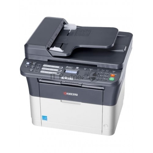 МФУ лазерный Kyocera Ecosys FS-1125MFP (1102M73RU0 / 1102M73RUV / 1102M73RU2), A4, ч/б, печ. до 25 стр / мин., скан. до 18 стр / мин. (ч/б) 6 стр / мин. (цвет), 600 x 600 dpi, USB, RJ-45