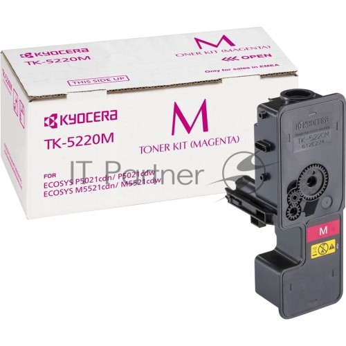 KYOCERA Тонер-картридж TK-5220M для P5021cdn/cdw, M5521cdn/cdw 1T02R9BNL1
