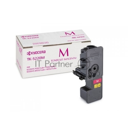 KYOCERA Тонер-картридж TK-5220M для P5021cdn/cdw, M5521cdn/cdw 1T02R9BNL1