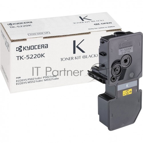KYOCERA Тонер-картридж TK-5220K для P5021cdn/cdw, M5521cdn/cdw 1T02R90NL1