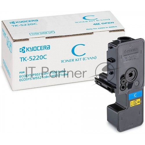 KYOCERA Тонер-картридж TK-5220C для P5021cdn/cdw, M5521cdn/cdw 1T02R9CNL1