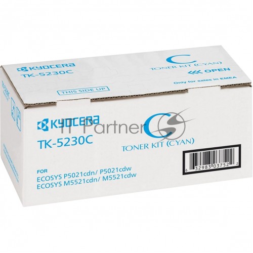 KYOCERA Тонер-картридж TK-5230C для P5021cdn/cdw, M5521cdn/cdw 1T02R9CNL0