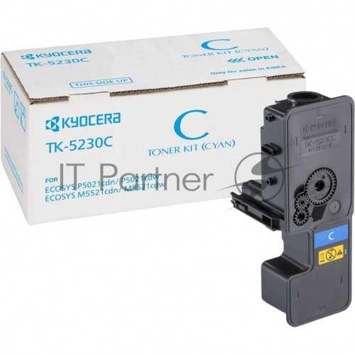 KYOCERA Тонер-картридж TK-5230C для P5021cdn/cdw, M5521cdn/cdw 1T02R9CNL0