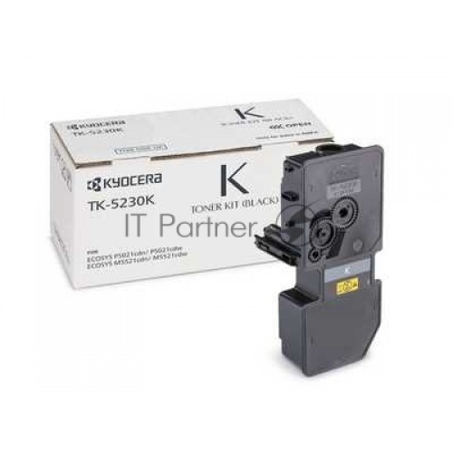 KYOCERA Тонер-картридж TK-5230K для P5021cdn/cdw, M5521cdn/cdw 1T02R90NL0