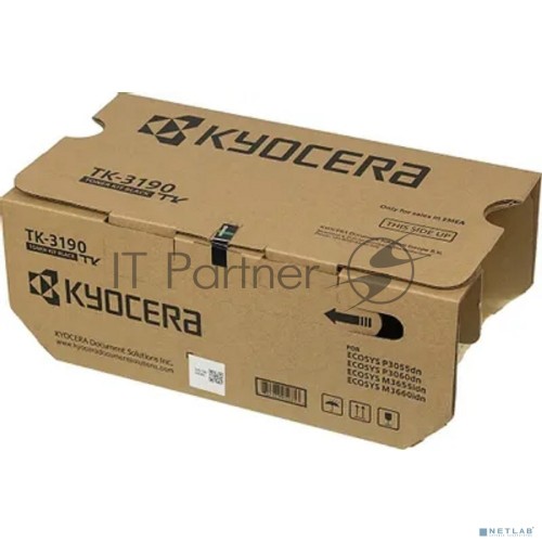Картридж лазерный Kyocera TK-3190 (1T02T60NL0 / 1T02T60NL1) черный для P3055dn / P3060dn 25000 стр.
