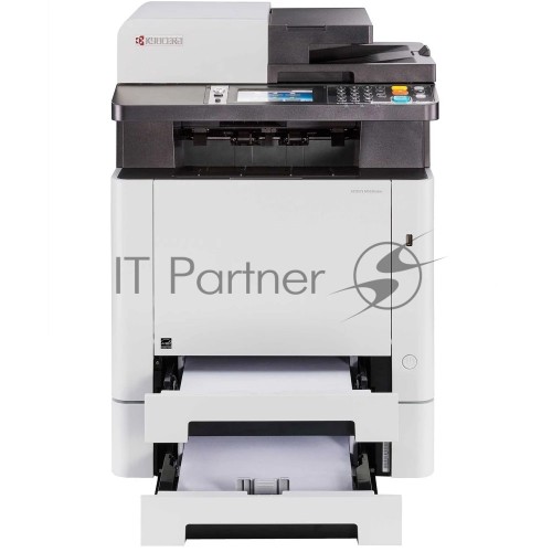 МФУ лазерный Kyocera M5526cdw (1102R73NL0\1102R73NL1), A4, цветной, печ. до 26 стр / мин., скан. до 30 стр / мин. (ч/б) 23 стр / мин. (цвет), 1200 x 1200 dpi (печать) 600x600dpi (скан.), USB, RJ-45, Wi-Fi, Air Print, Mopria