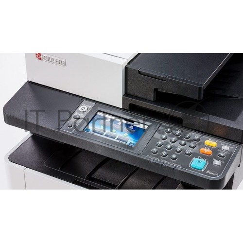 МФУ лазерный Kyocera M5526cdw (1102R73NL0\1102R73NL1), A4, цветной, печ. до 26 стр / мин., скан. до 30 стр / мин. (ч/б) 23 стр / мин. (цвет), 1200 x 1200 dpi (печать) 600x600dpi (скан.), USB, RJ-45, Wi-Fi, Air Print, Mopria