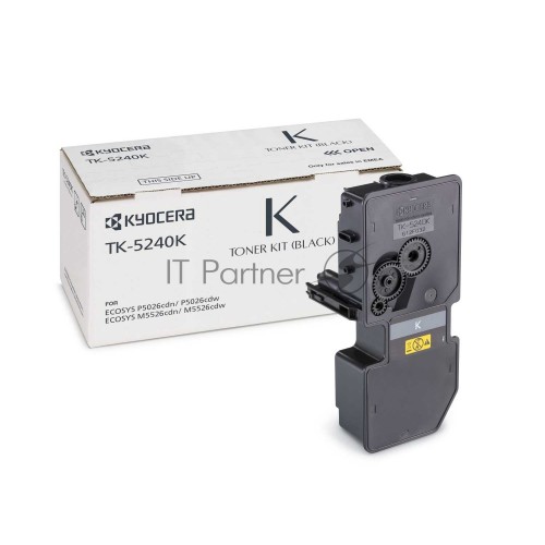 KYOCERA Тонер-картридж TK-5240K для P5026cdn/cdw, M5526cdn/cdw 1T02R70NL0