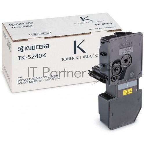 KYOCERA Тонер-картридж TK-5240K для P5026cdn/cdw, M5526cdn/cdw 1T02R70NL0