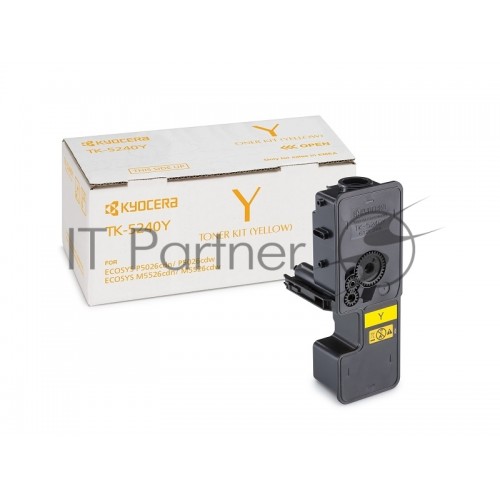 KYOCERA Тонер-картридж TK-5240Y для P5026cdn/cdw, M5526cdn/cdw 1T02R7ANL0