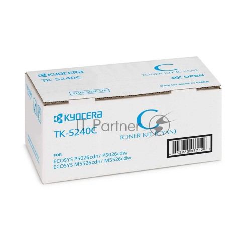 KYOCERA Тонер-картридж TK-5240C для P5026cdn/cdw, M5526cdn/cdw 1T02R7CNL0