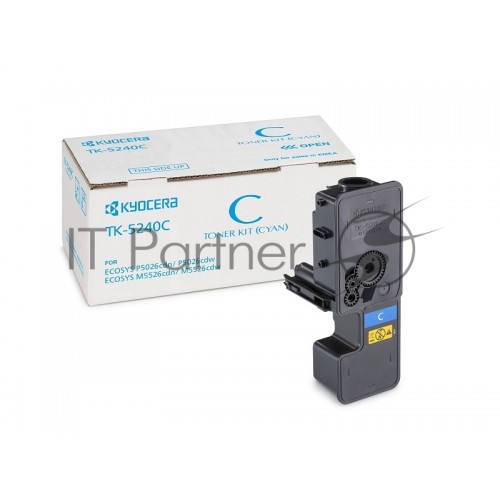 KYOCERA Тонер-картридж TK-5240C для P5026cdn/cdw, M5526cdn/cdw 1T02R7CNL0