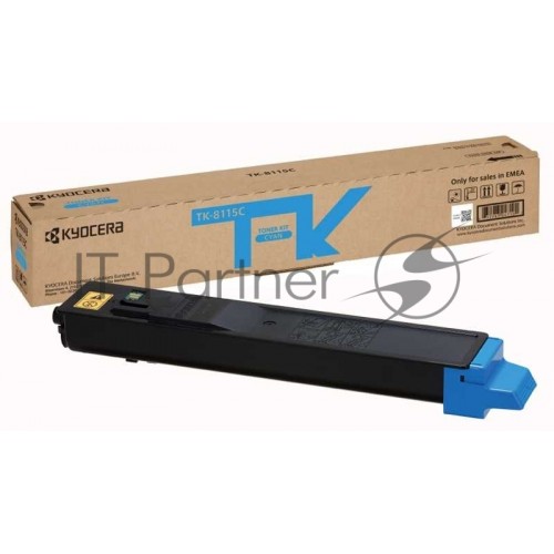 KYOCERA Тонер-картридж TK-8115C для M8124cidn/M8130cidn 1T02P3CNL0
