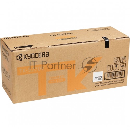 KYOCERA Тонер-картридж TK-5270Y для M6230cidn/M6630cidn/P6230cdn 1T02TVANL0