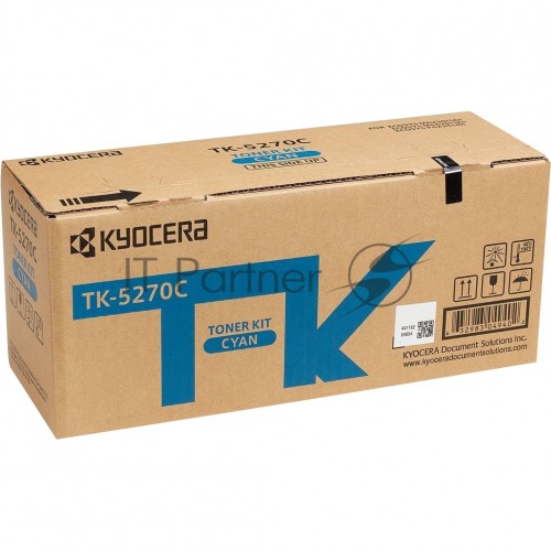 KYOCERA Тонер-картридж TK-5270C для M6230cidn/M6630cidn/P6230cdn 1T02TVCNL0