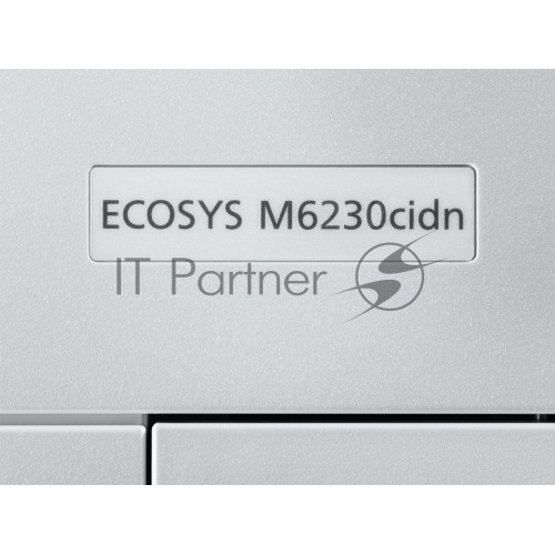 МФУ Kyocera Ecosys M6230cidn, принтер / сканер / копир A4, 30 стр / мин, 1200x1200 dpi, 1024 Мб, ADF100, дуплекс, подача: 350 лист., вывод: 250 лист., Post Script, Ethernet, USB, картридер, ЖК сенсорный экран, Kensington Lock, EnergyStar v3.0 (Старт.к-жи: черный 3500 стр, C / M / Y по 2500 стр. Использует к-жи TK-5270 8k black, 6k C / M / Y)