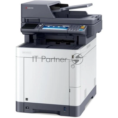 МФУ Kyocera Ecosys M6230cidn, принтер / сканер / копир A4, 30 стр / мин, 1200x1200 dpi, 1024 Мб, ADF100, дуплекс, подача: 350 лист., вывод: 250 лист., Post Script, Ethernet, USB, картридер, ЖК сенсорный экран, Kensington Lock, EnergyStar v3.0 (Старт.к-жи: черный 3500 стр, C / M / Y по 2500 стр. Использует к-жи TK-5270 8k black, 6k C / M / Y) МФУ Kyocera Ecosys M6230cidn, принтер / сканер / копир A4, 30 стр / мин, 1200x1200 dpi, 1024 Мб, ADF100, дуплекс, подача: 350 лист., вывод: 250 лист., Post Script, Ethernet, USB, картридер, ЖК сенсорный экран, Kensington Lock, EnergyStar v3.0 (Старт.к-жи: черный 3500 стр, C / M / Y по 2500 стр. Использует к-жи TK-5270 8k black, 6k C / M / Y)