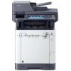 МФУ Kyocera Ecosys M6230cidn, принтер / сканер / копир A4, 30 стр / мин, 1200x1200 dpi, 1024 Мб, ADF100, дуплекс, подача: 350 лист., вывод: 250 лист., Post Script, Ethernet, USB, картридер, ЖК сенсорный экран, Kensington Lock, EnergyStar v3.0 (Старт.к-жи: черный 3500 стр, C / M / Y по 2500 стр. Использует к-жи TK-5270 8k black, 6k C / M / Y)