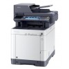 МФУ Kyocera Ecosys M6230cidn, принтер / сканер / копир A4, 30 стр / мин, 1200x1200 dpi, 1024 Мб, ADF100, дуплекс, подача: 350 лист., вывод: 250 лист., Post Script, Ethernet, USB, картридер, ЖК сенсорный экран, Kensington Lock, EnergyStar v3.0 (Старт.к-жи: черный 3500 стр, C / M / Y по 2500 стр. Использует к-жи TK-5270 8k black, 6k C / M / Y)