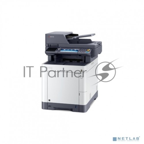 МФУ Kyocera Ecosys M6235CIDN, цветной лазерный принтер / сканер / копир A4, 35 стр / мин, 9600x600 dpi, 1024 Мб, дуплекс, ADF100, подача: 350 лист., вывод: 250 лист., Post Script, GigEthernet, USB, картридер, цветной ЖК-дисплей (Max 100000 стр / мес. Старт.к-жи черный 6000 стр., цветные 5000 стр. Исп.к-жи TK-5280K на 13000 стр, TK-5280C / M / Y на 11000 стр)