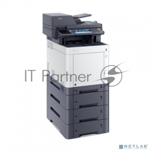 МФУ Kyocera Ecosys M6235CIDN, цветной лазерный принтер / сканер / копир A4, 35 стр / мин, 9600x600 dpi, 1024 Мб, дуплекс, ADF100, подача: 350 лист., вывод: 250 лист., Post Script, GigEthernet, USB, картридер, цветной ЖК-дисплей (Max 100000 стр / мес. Старт.к-жи черный 6000 стр., цветные 5000 стр. Исп.к-жи TK-5280K на 13000 стр, TK-5280C / M / Y на 11000 стр)